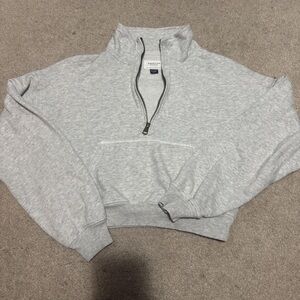 American Eagle Outfitters Gray Long Sleeve Top